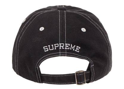 Supreme Visor Stitch 6-Panel Black