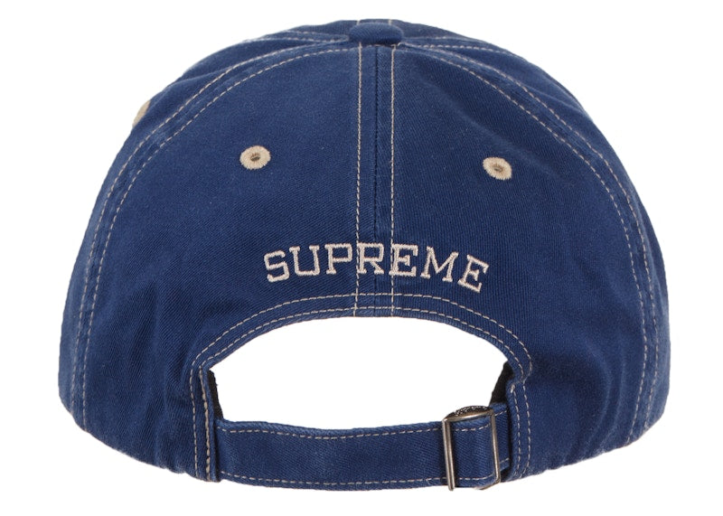 Supreme Visor Stitch 6-Panel Light Navy