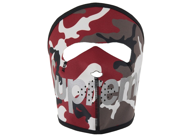 Supreme WINDSTOPPER Facemask (FW25) Red Camo