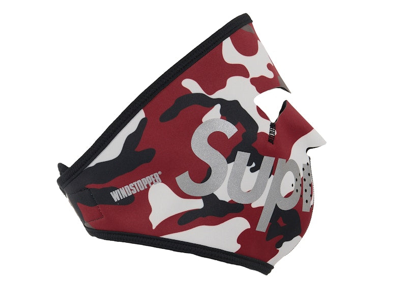 Supreme WINDSTOPPER Facemask (FW25) Red Camo