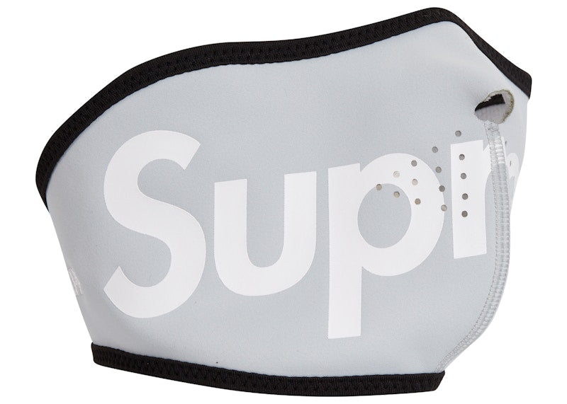 Supreme WINDSTOPPER Facemask Light Grey