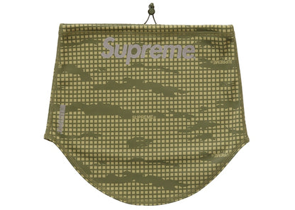 Supreme WINDSTOPPER Neck Gaiter Olive Grid Camo
