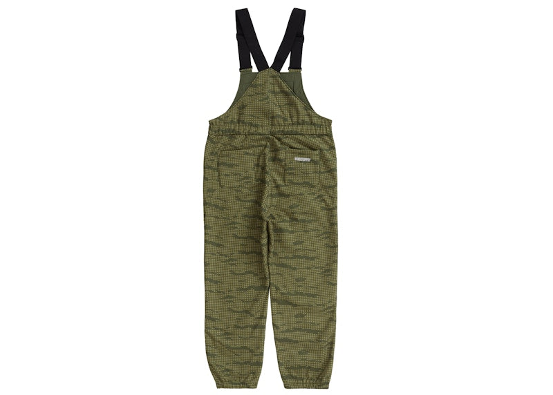 Supreme WINDSTOPPER Overalls Olive Grid Camo