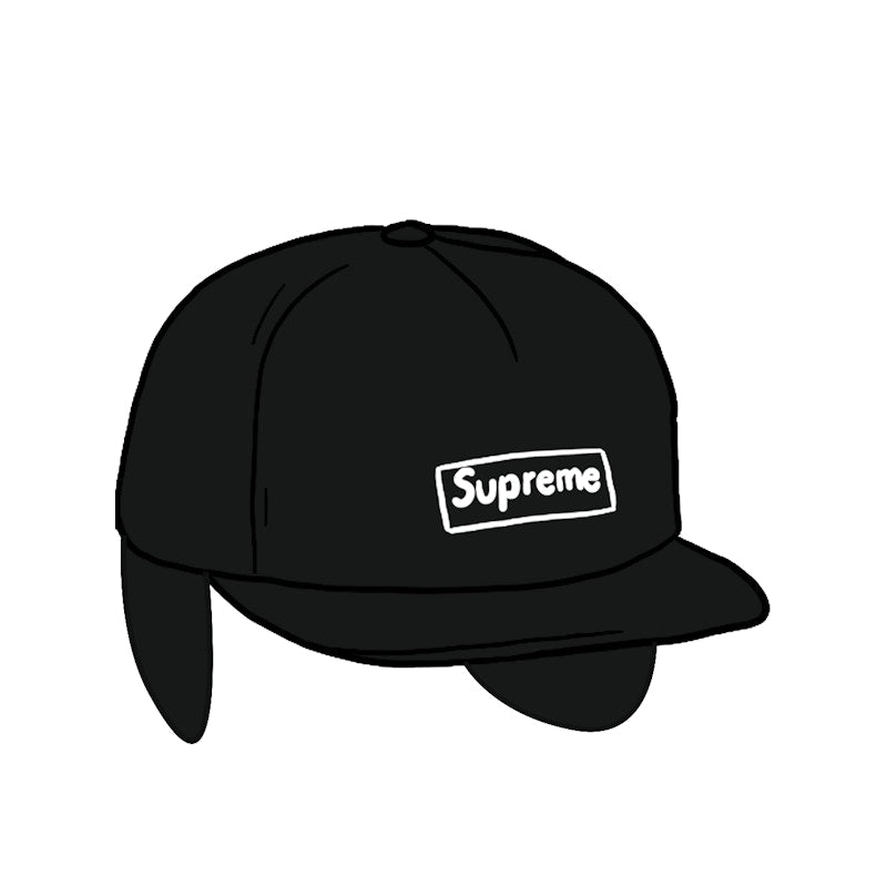 Supreme WINDSTOPPER Small Box Earflap 6-Panel Black