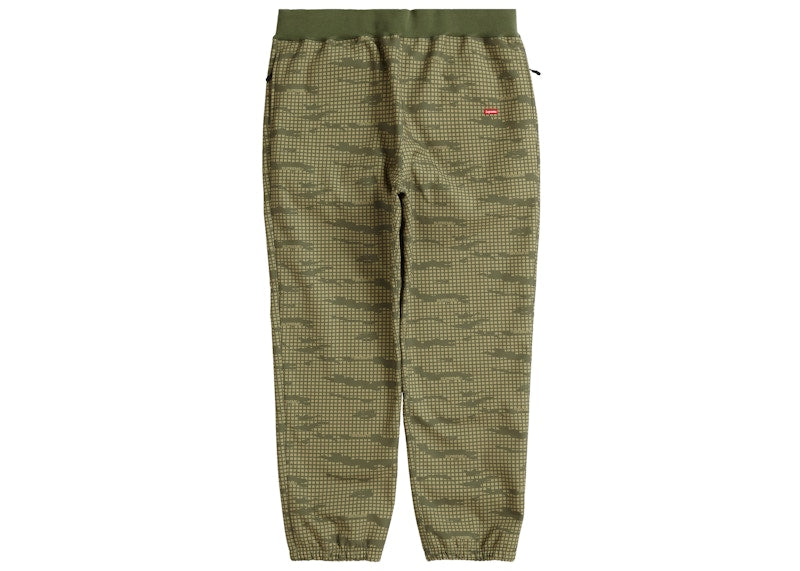 Supreme WINDSTOPPER Sweatpant (FW21) Olive Grid Camo