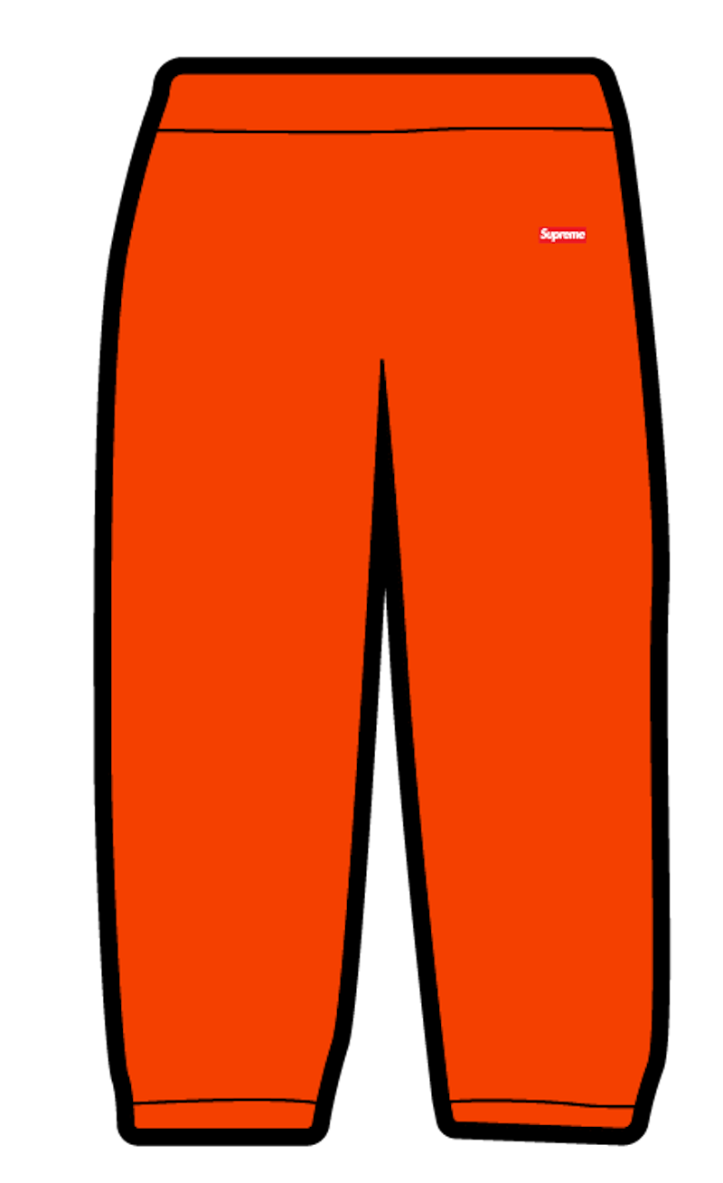 Supreme WINDSTOPPER Sweatpant Orange
