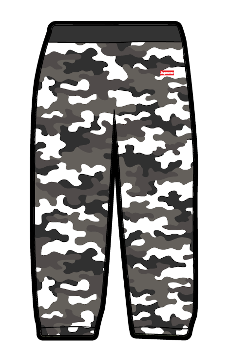 Supreme WINDSTOPPER Sweatpant Snow Camo