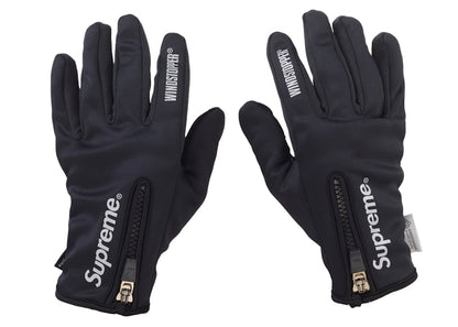 Supreme WINDSTOPPER Zip Gloves Black