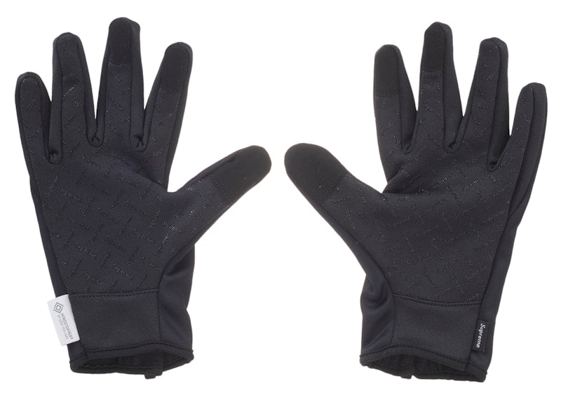 Supreme WINDSTOPPER Zip Gloves Black