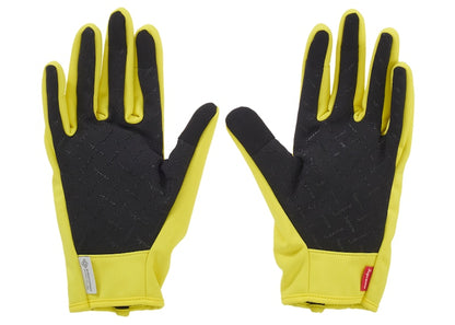 Supreme WINDSTOPPER Zip Gloves (FW25) Yellow