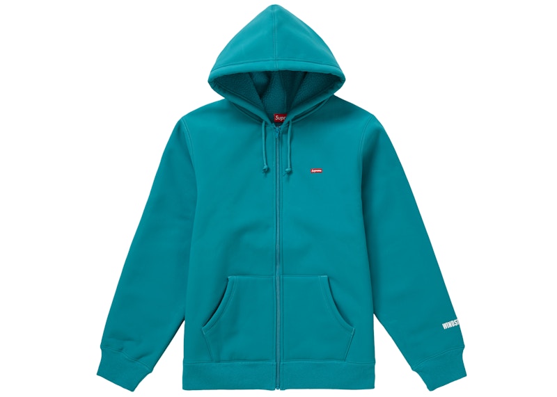 Supreme WINDSTOPPER Zip Up Hooded Sweatshirt (FW19) Teal
