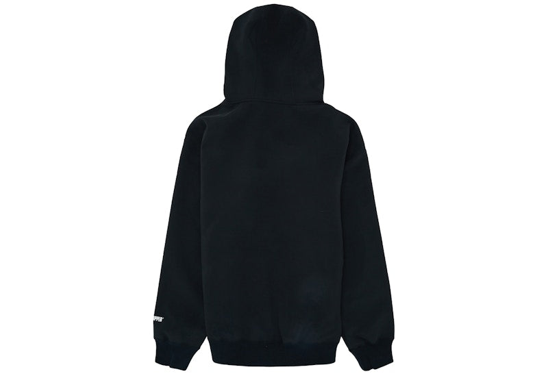 Supreme WINDSTOPPER Zip Up Hooded Sweatshirt FW20 Black