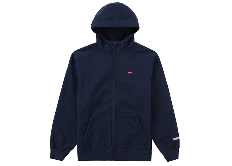 Supreme WINDSTOPPER Zip Up Hooded Sweatshirt (FW21) Navy