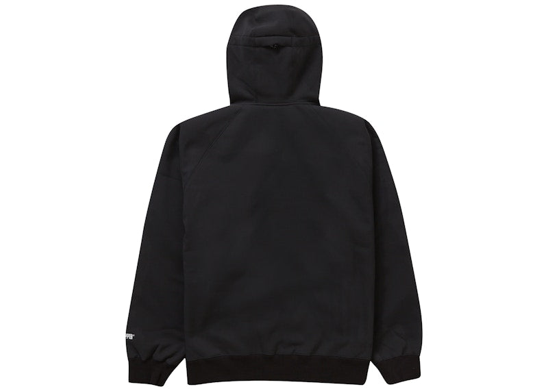 Supreme WINDSTOPPER Zip Up Hooded Sweatshirt (FW22) Black