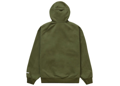 Supreme WINDSTOPPER Zip Up Hooded Sweatshirt (FW22) Dark Olive