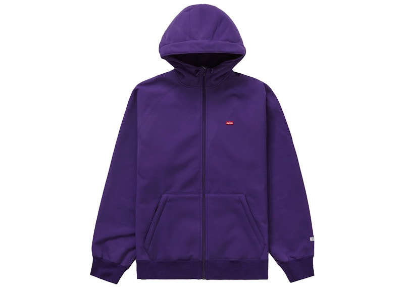 Supreme WINDSTOPPER Zip Up Hooded Sweatshirt (FW22) Dark Purple