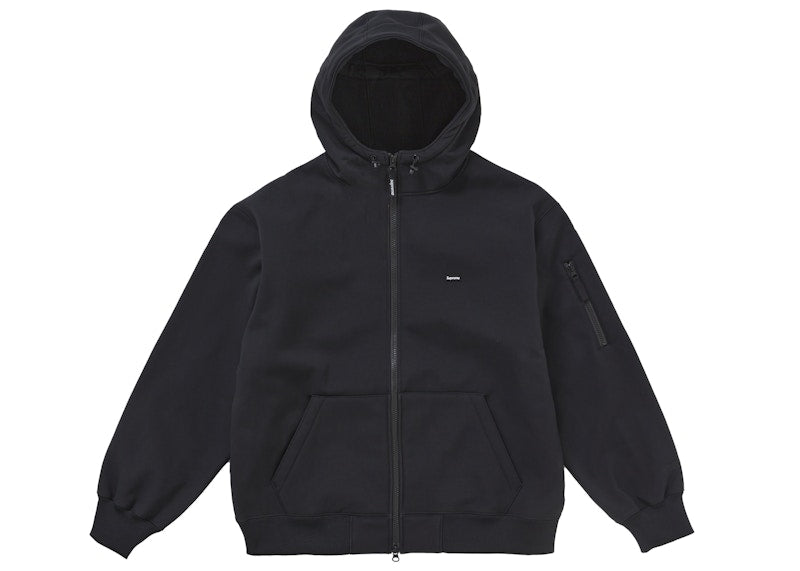 Supreme WINDSTOPPER Zip Up Hooded Sweatshirt (FW24) Black