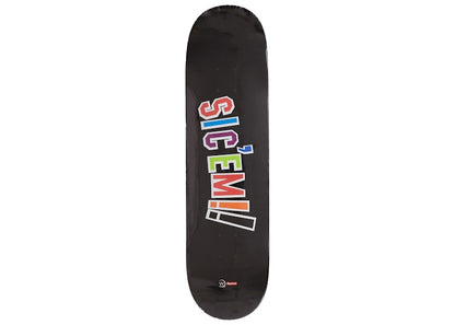 Supreme WTAPS Sic'em! Skateboard Deck Black