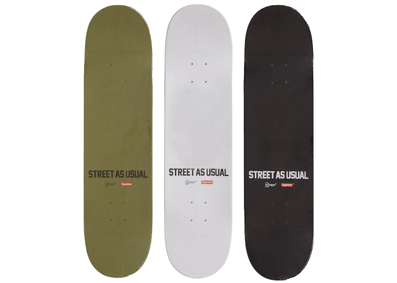Supreme WTAPS Sic'em! Skateboard Deck Set