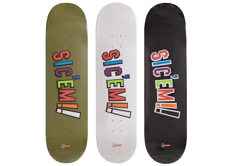 Supreme WTAPS Sic'em! Skateboard Deck Set