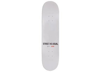Supreme WTAPS Sic'em! Skateboard Deck White