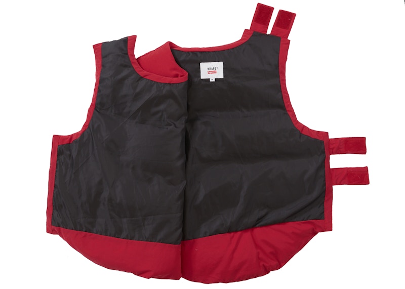 Supreme WTAPS Tactical Down Vest Red