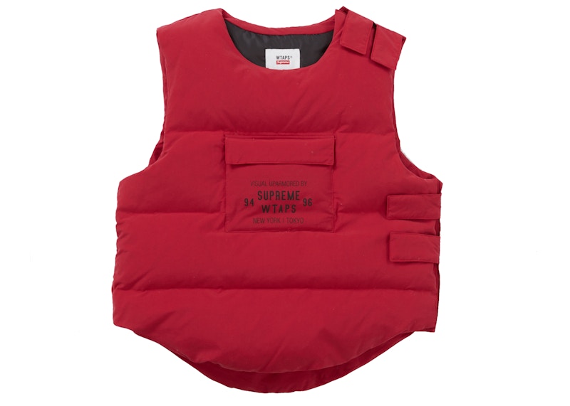 Supreme WTAPS Tactical Down Vest Red