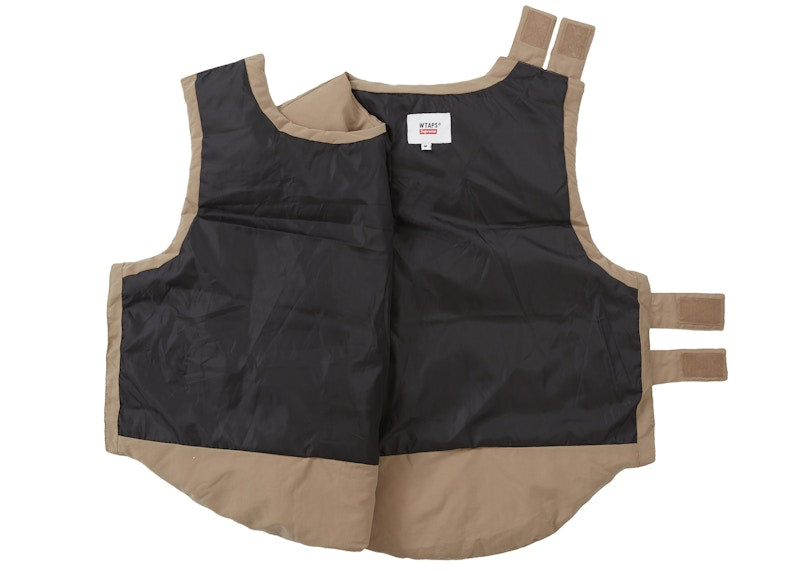 Supreme WTAPS Tactical Down Vest Tan