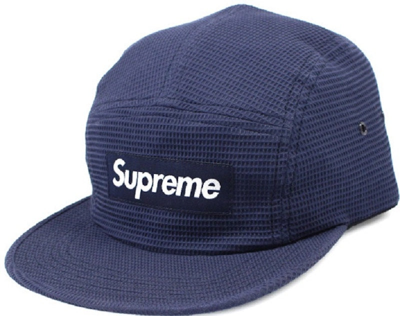 Supreme Waffle Camp Cap Navy