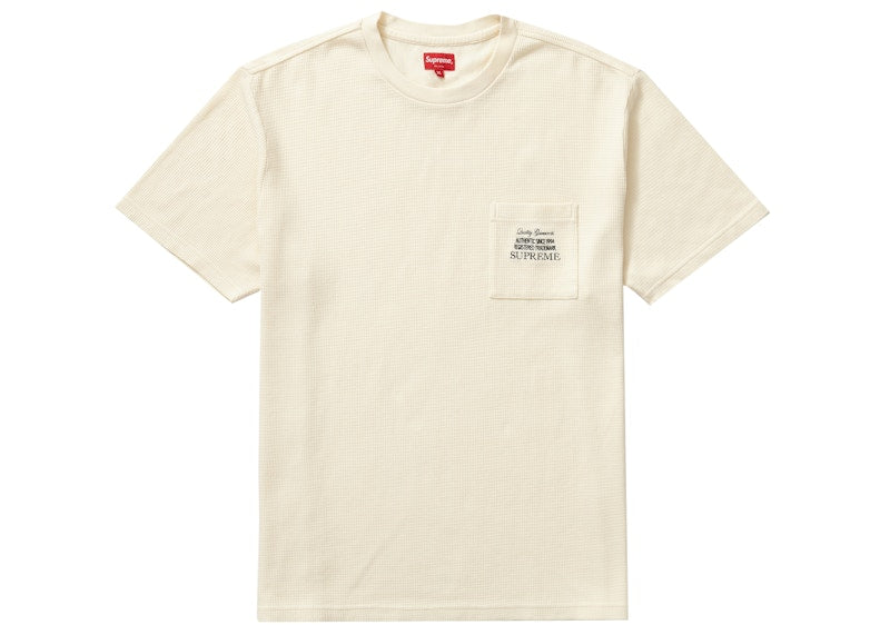 Supreme Waffle Pocket Tee Natural