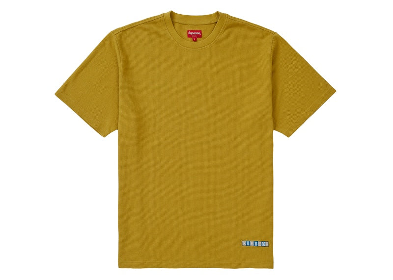 Supreme Waffle S/S Top Gold