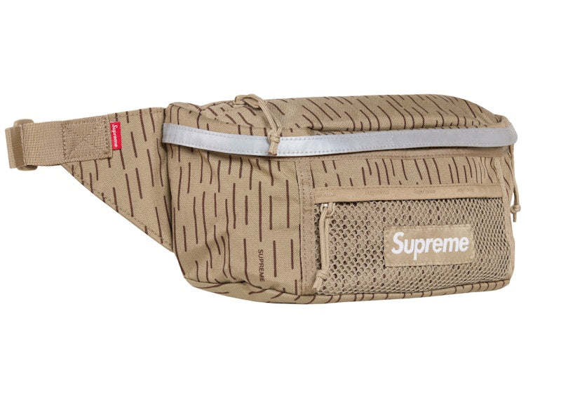 Supreme Waist Bag (FW24) Tan Raindrop