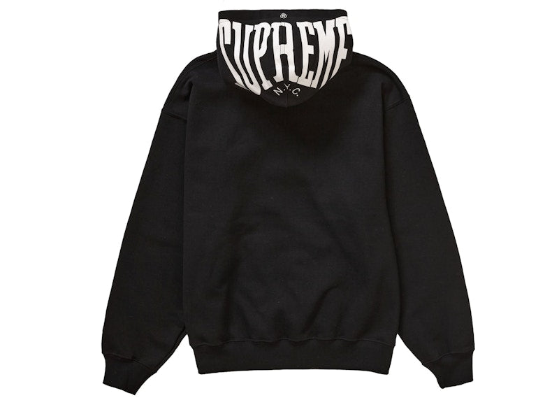 Supreme Warm Up Hooded Sweatshirt (SS24) Black