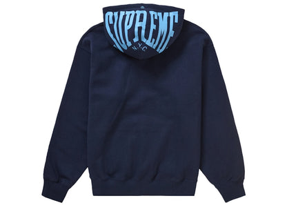 Supreme Warm Up Hooded Sweatshirt (SS24) Navy