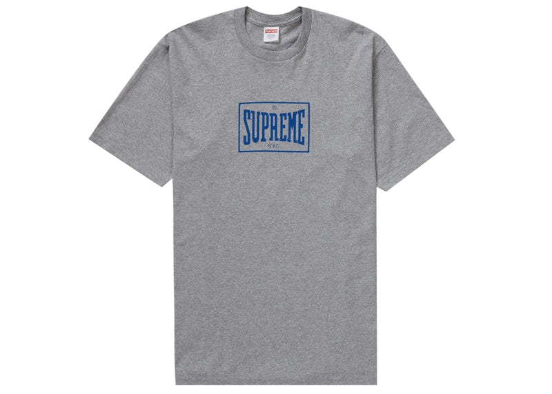 Supreme Warm Up Tee Heather Grey