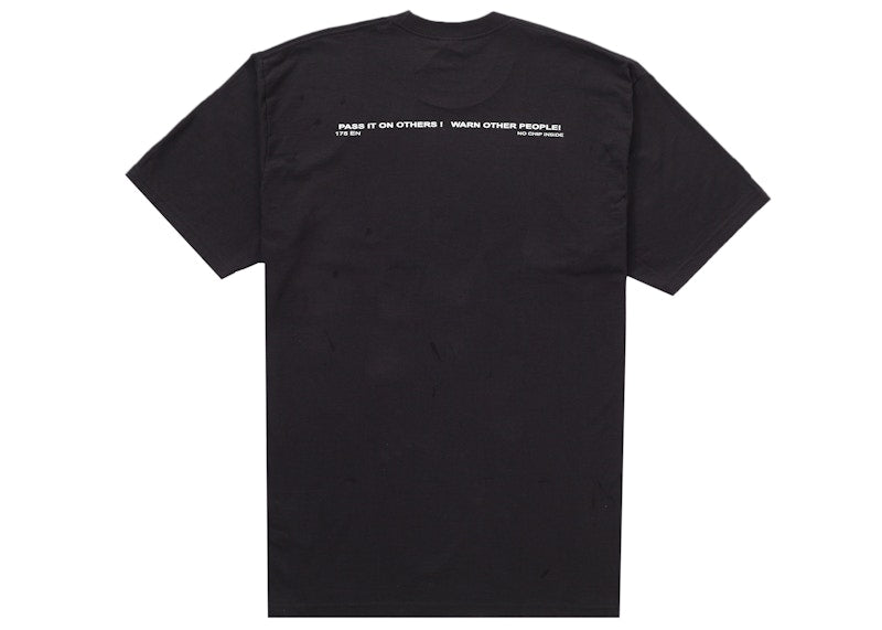 Supreme Warning Tee Black