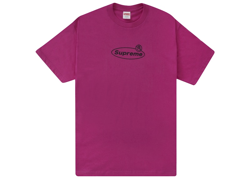 Supreme Warning Tee Magenta