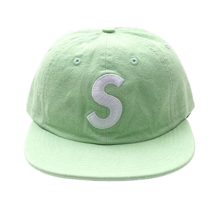 Supreme Washed Chambray S Logo 6-Panel Green