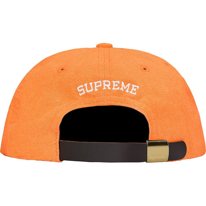 Supreme Washed Chambray S Logo 6-Panel Orange