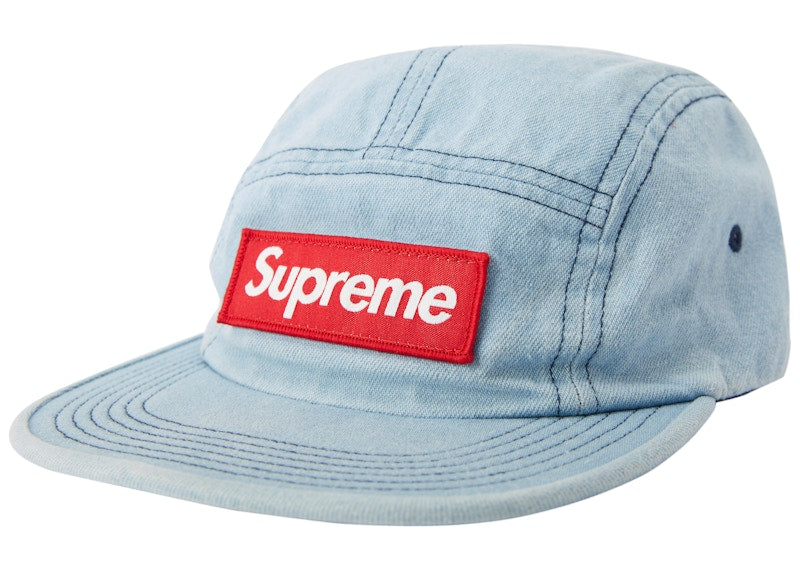 Supreme Washed Chino Twill Camp Cap (FW18) Denim