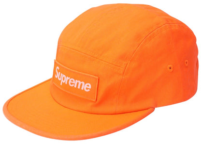 Supreme Washed Chino Twill Camp Cap (FW18) Neon Orange