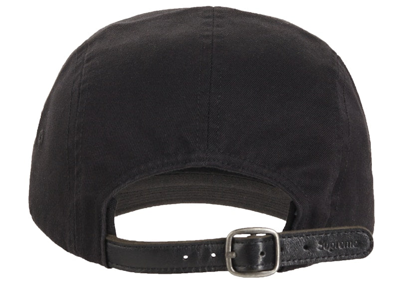Supreme Washed Chino Twill Camp Cap (FW20) Black