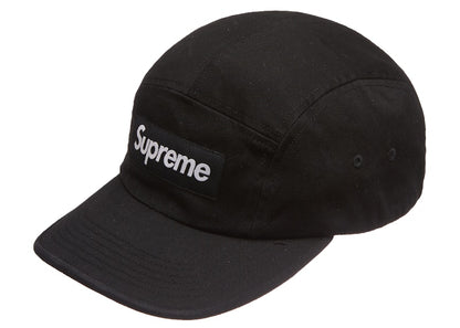 Supreme Washed Chino Twill Camp Cap (FW21) Black