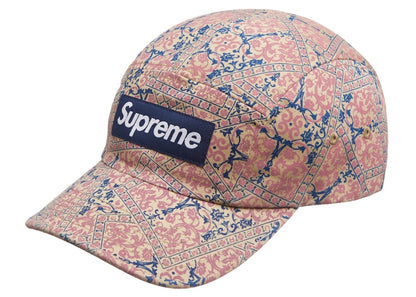 Supreme Washed Chino Twill Camp Cap (FW21) Floral Cards