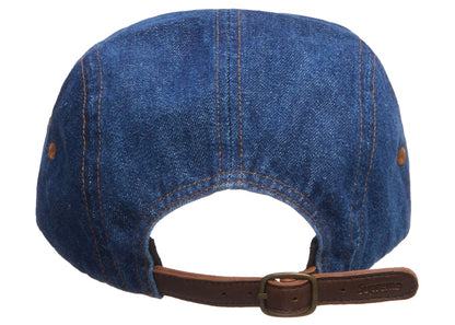 Supreme Washed Chino Twill Camp Cap (FW22) Denim