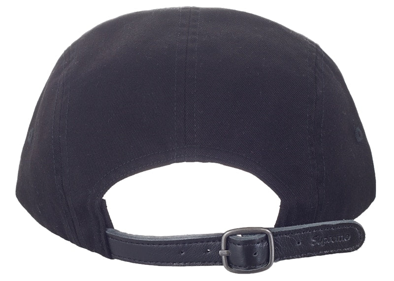 Supreme Washed Chino Twill Camp Cap (FW23) Black