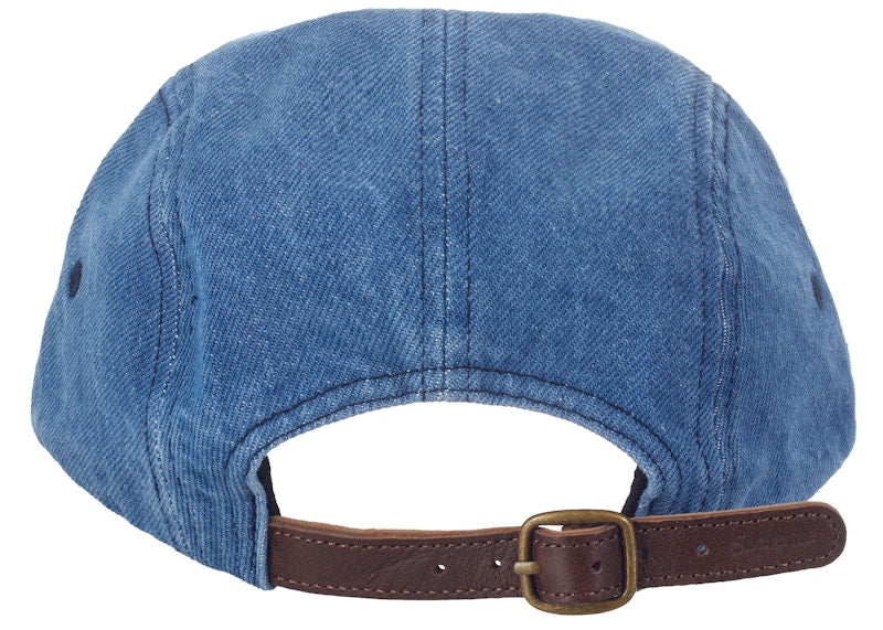 Supreme Washed Chino Twill Camp Cap (FW23) Denim