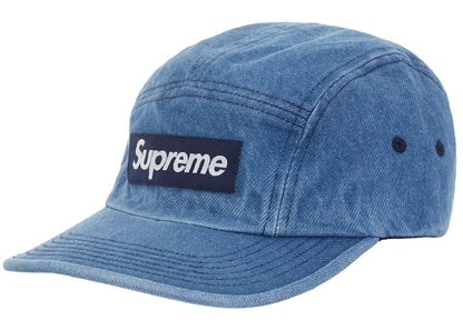 Supreme Washed Chino Twill Camp Cap (FW23) Denim