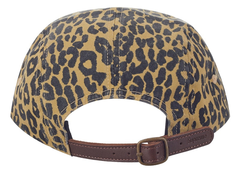 Supreme Washed Chino Twill Camp Cap (FW23) Leopard