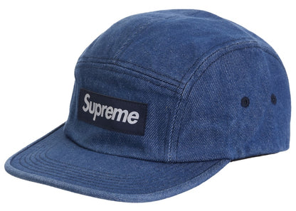 Supreme Washed Chino Twill Camp Cap (FW24) Denim